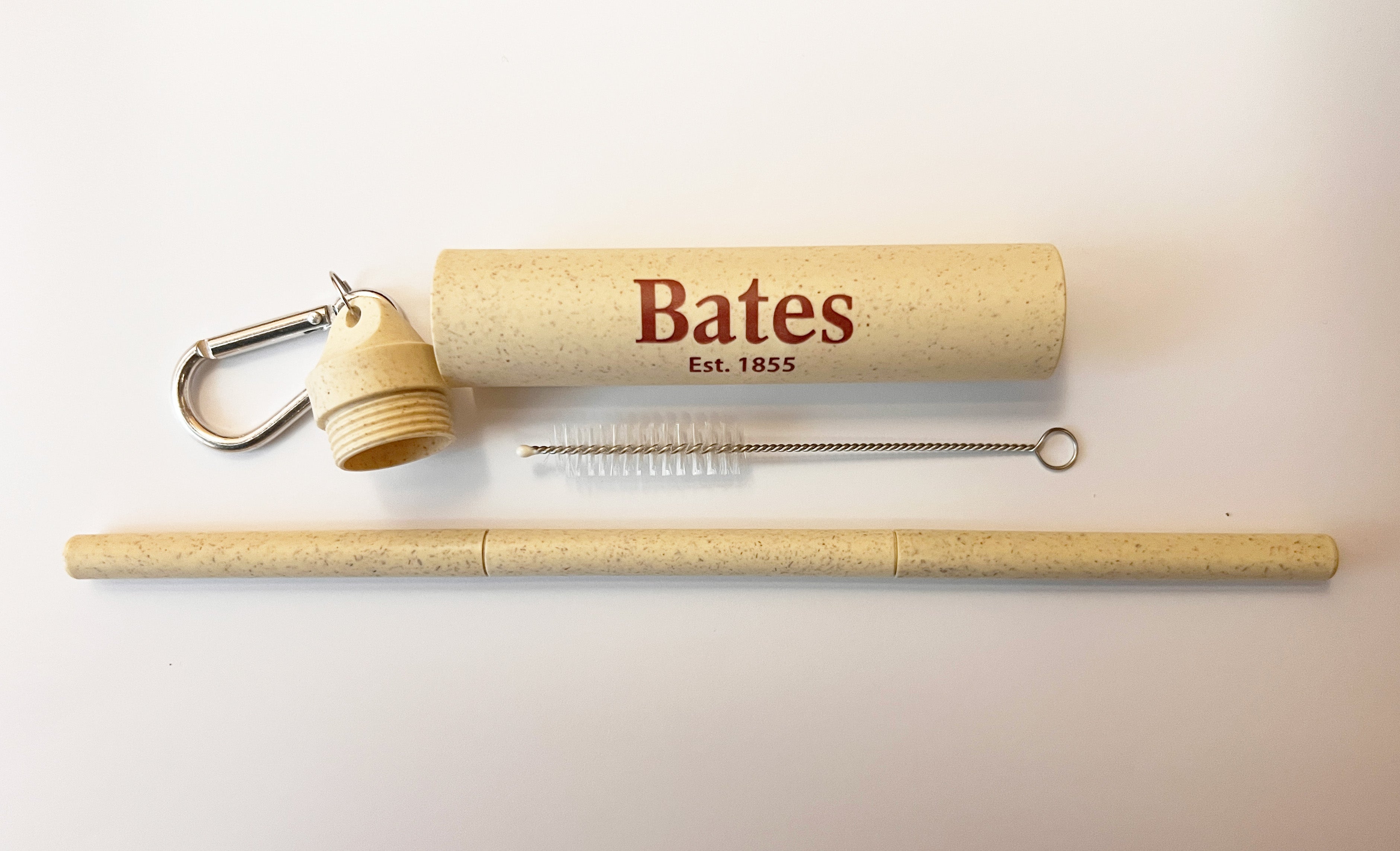 Collapsible Travel Straw and Keychain – Bates College Store