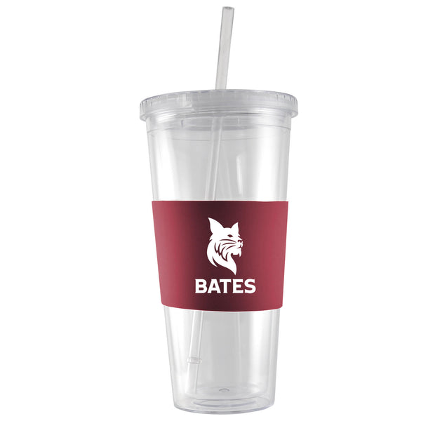 Personalized Clear Tumbler With Lid & Straw / Travel Beverage Cup /  Bachelorette Party Tumbler / College Dorm Gift 