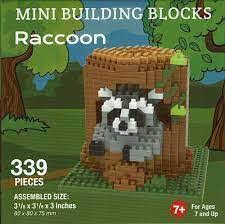 Mini Building Blocks, Raccoon
