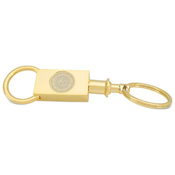 Gold Plated Two Sectional Key Ring