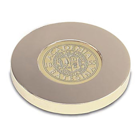 Bates Seal Gold Tone Paperweight