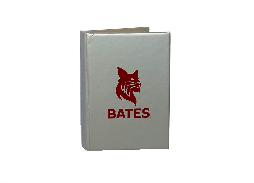 Sticky Notes, Silver Booklet with Garnet BATES & Bobcat