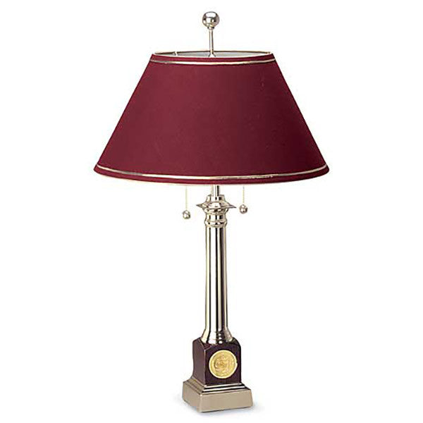 Lamp - Bates Academia Wood & Brass Table Lamp