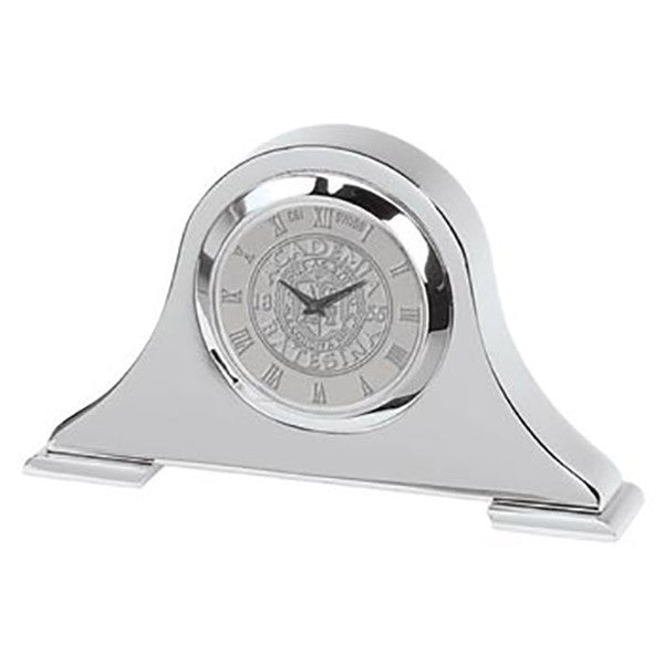 Silver Napoleon Desk Clock - Silver