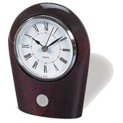 Palm Rosewood Finish Desk Clock