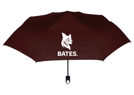 Maroon Bates Pocket Umbrella with Clip-On Handle