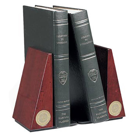 Bookends with Bates Academia Medallion Seals