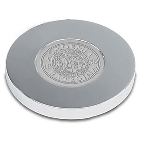 Bates Seal Silver Tone Paperweight
