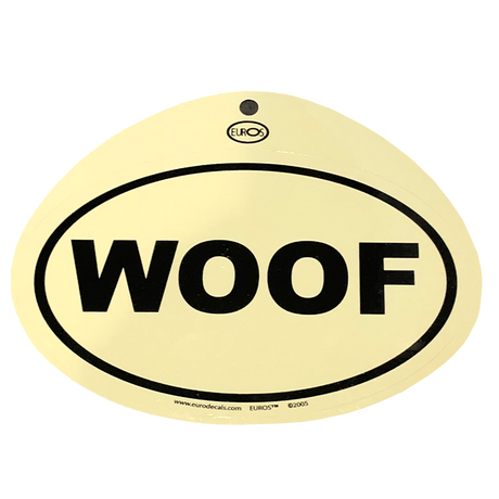 Decal, WOOF